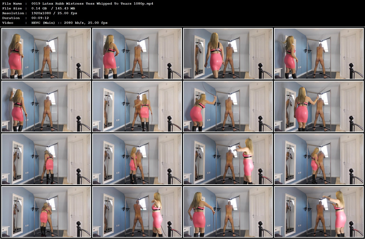 0019 Latex Rubb Mistress Tess Whipped To Tears 1080p.mp4