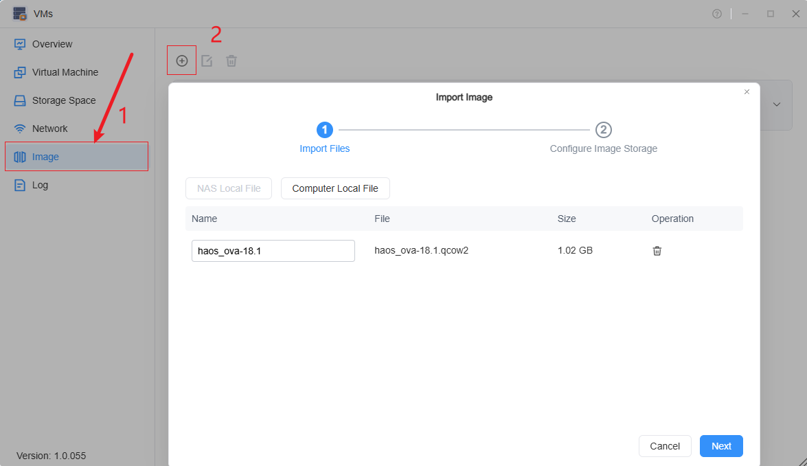 import image