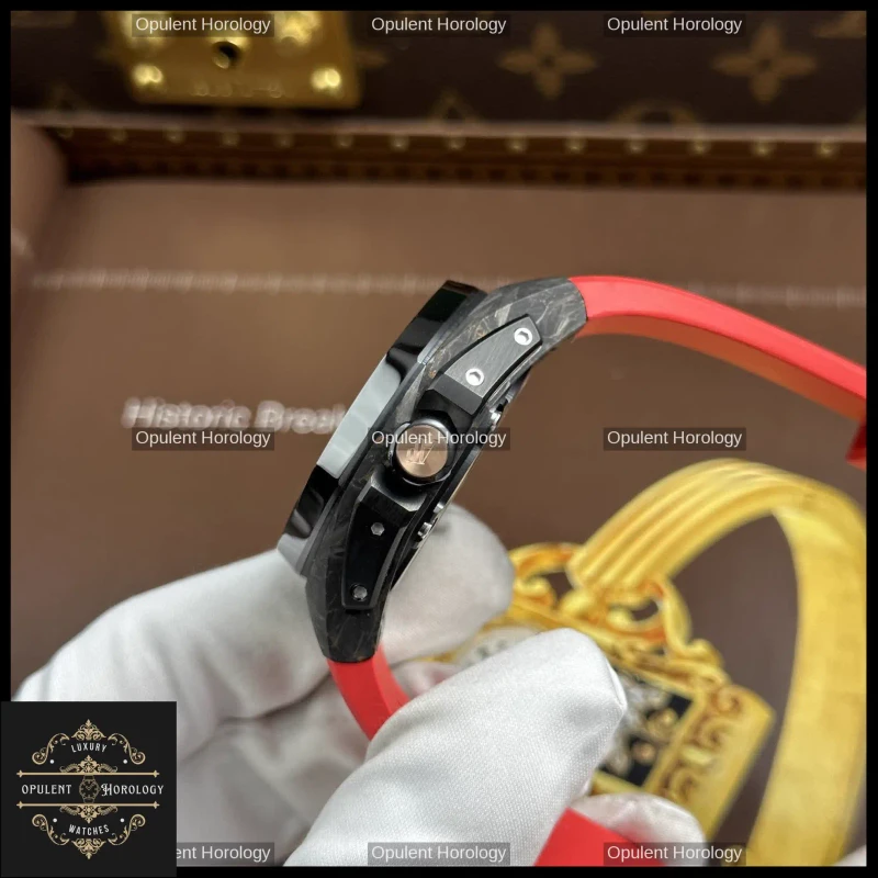 Audemars Piguet Royal Oak Concept Flying Tourbillon Replica Red Rubber Strap 42mm