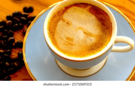 cappuccino coffee froth face mona 260nw 2171069315