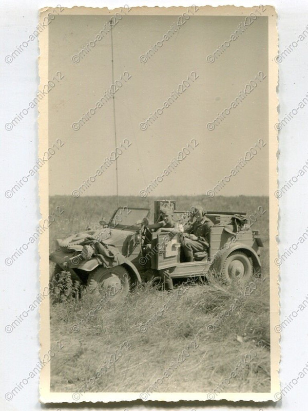 Foto, Wehrmacht, PKW, VW Typ 82 Kübelwagen, Funk