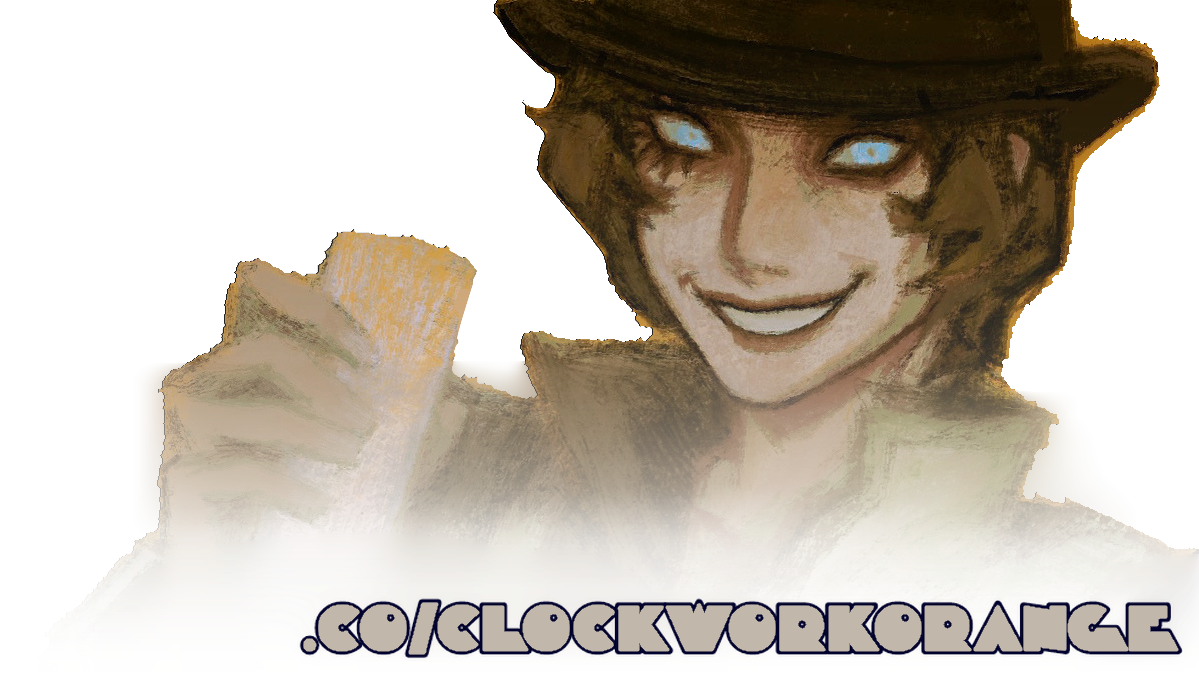 Alex Delarge from a clockwork orange.