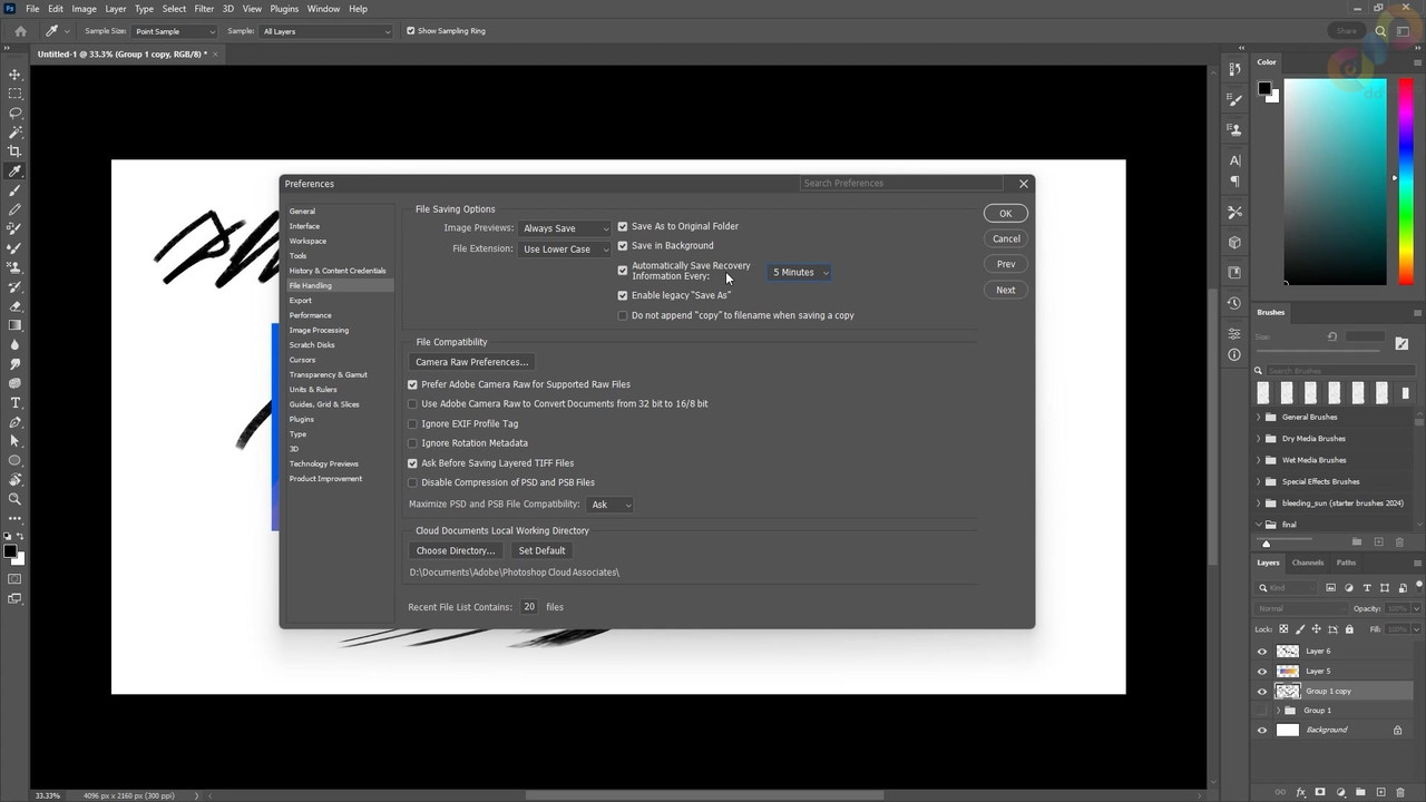 02 Setting up Workspace mp4 0002