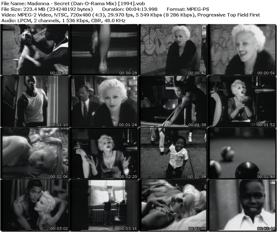Madonna - Secret (Dan-O-Rama Mix) [1994].vob_tn