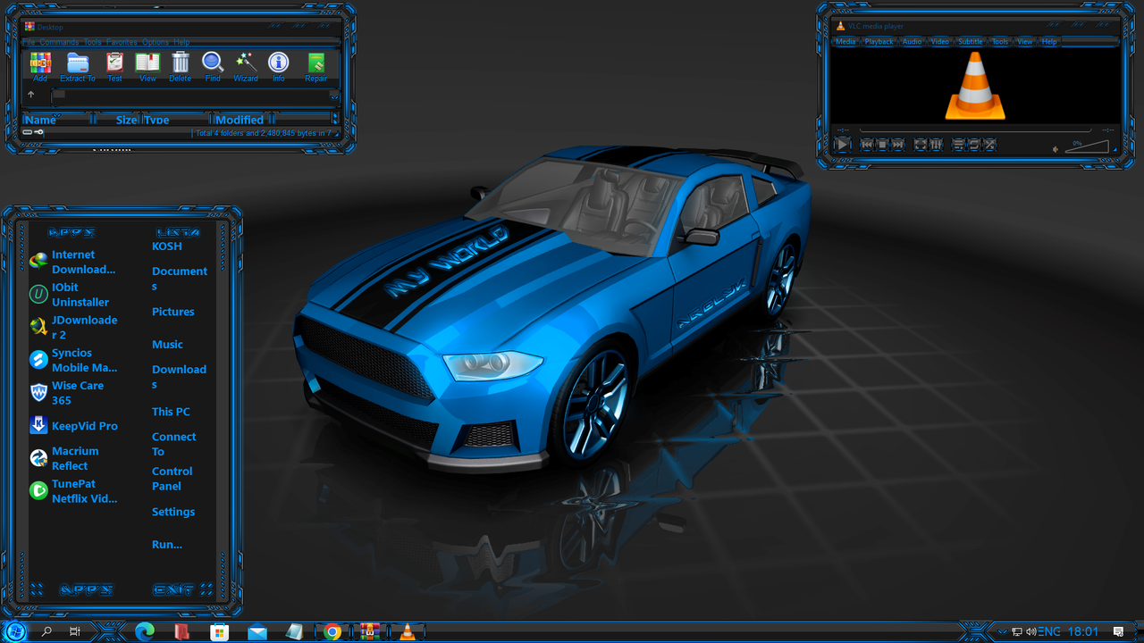 My World Blue Theme
