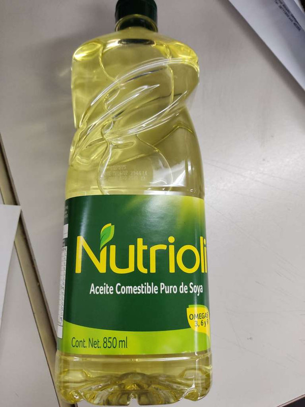 Soriana Pilares CDMX: Aceite Nutrioli $29.90 850 ml 
