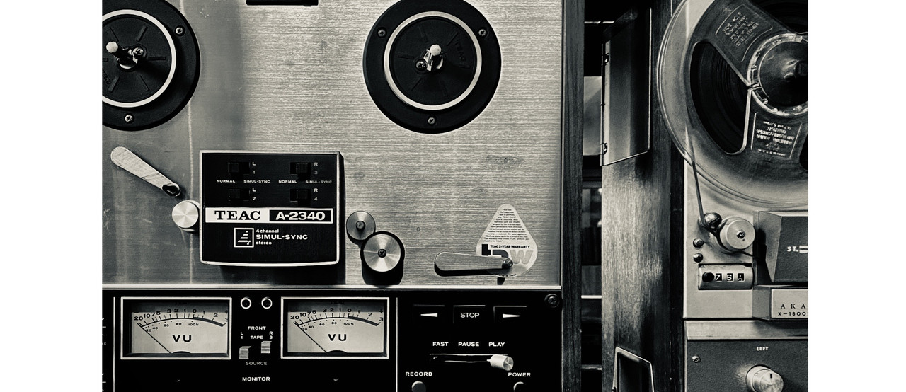 Recording gear in the Vidal and the Shadowy Figures studio