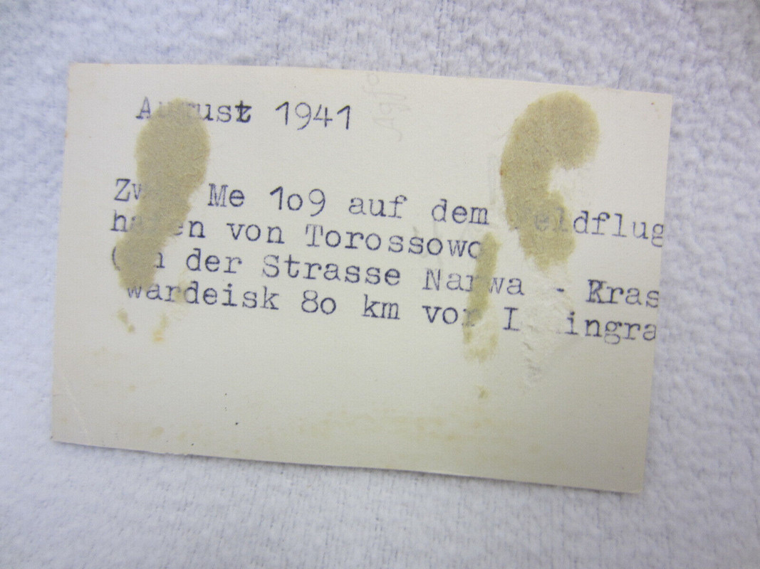 FOTO - FLUGZEUG - Messerschmitt Me 109 - JG 54 -Grünherz- - Wappen II.Gruppe !!! (1)