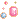 Pink and blue gem pixel