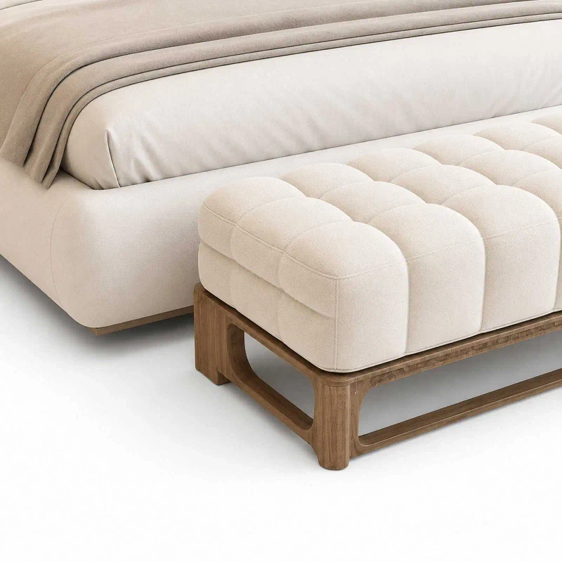 velvet majestic mist beige bed 120 x 200 x 125 cm 03 detail