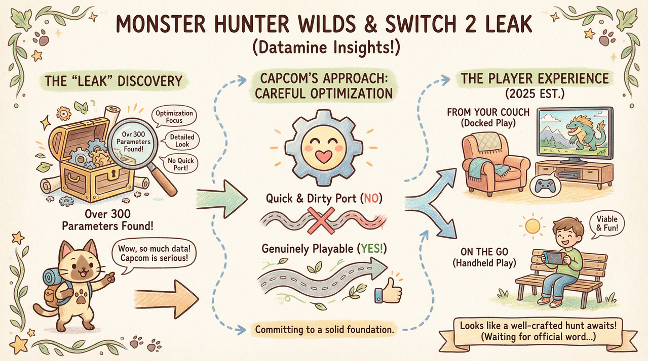 Monster Hunter Wilds Switch 2 Settings Just Leaked - And They're More Detailed Than You'd Expect 1 Gaming controller with RGB lighting on dark background
