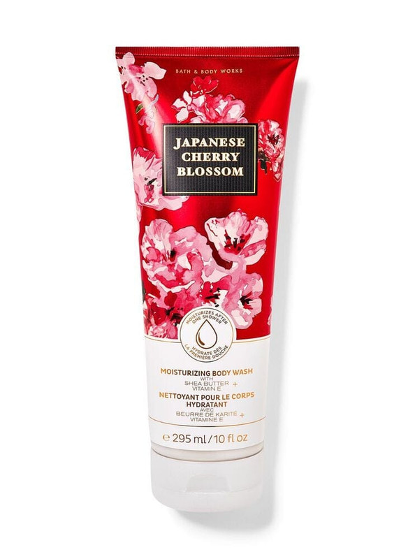 Bath & Body Works Japanese Cherry Blossom moisturizing body wash tube