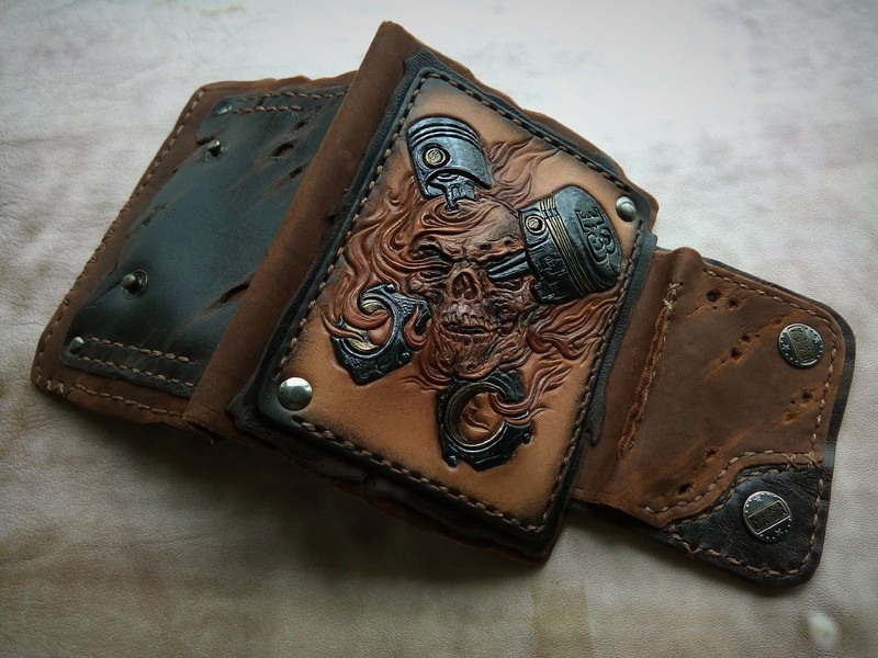 кошелек череп поршень5