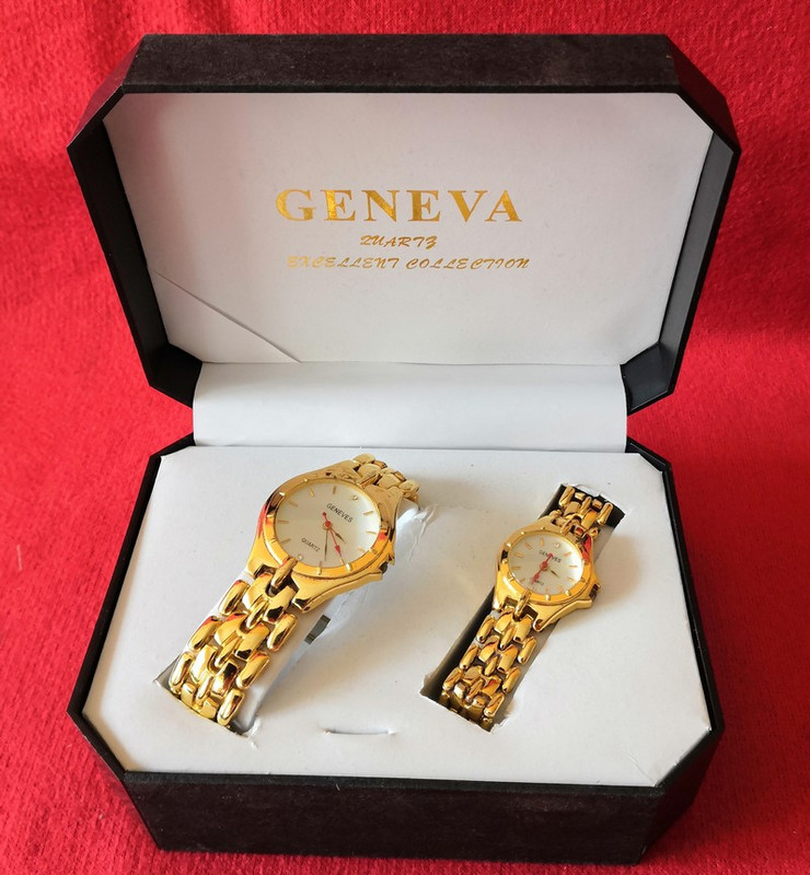Dámské a pánské hodinky GENEVES v krabičce/Stainless Steel ....(9008) |  Aukro