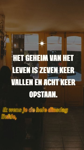 dinsdag