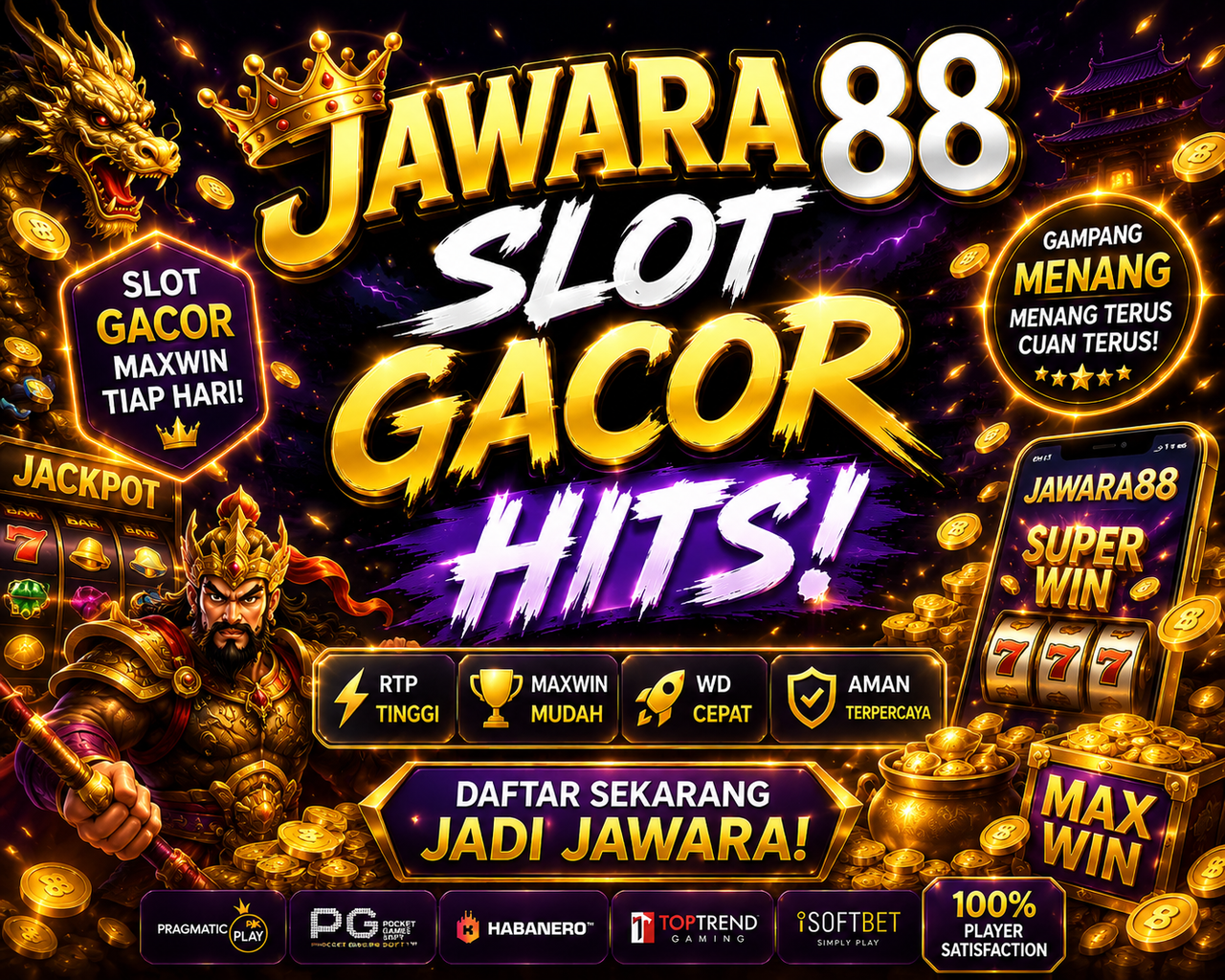 JAWARA88 : Platform Asli Slot Online Server Jepang Terpercaya Mudah Maxwin