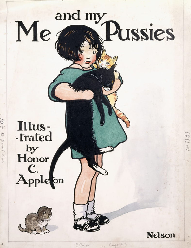 Honor_Charlotte_Appleton_-_A_front_cover_design_for_Me_and_my_Pussies_-_(MeisterDrucke-1417784)
