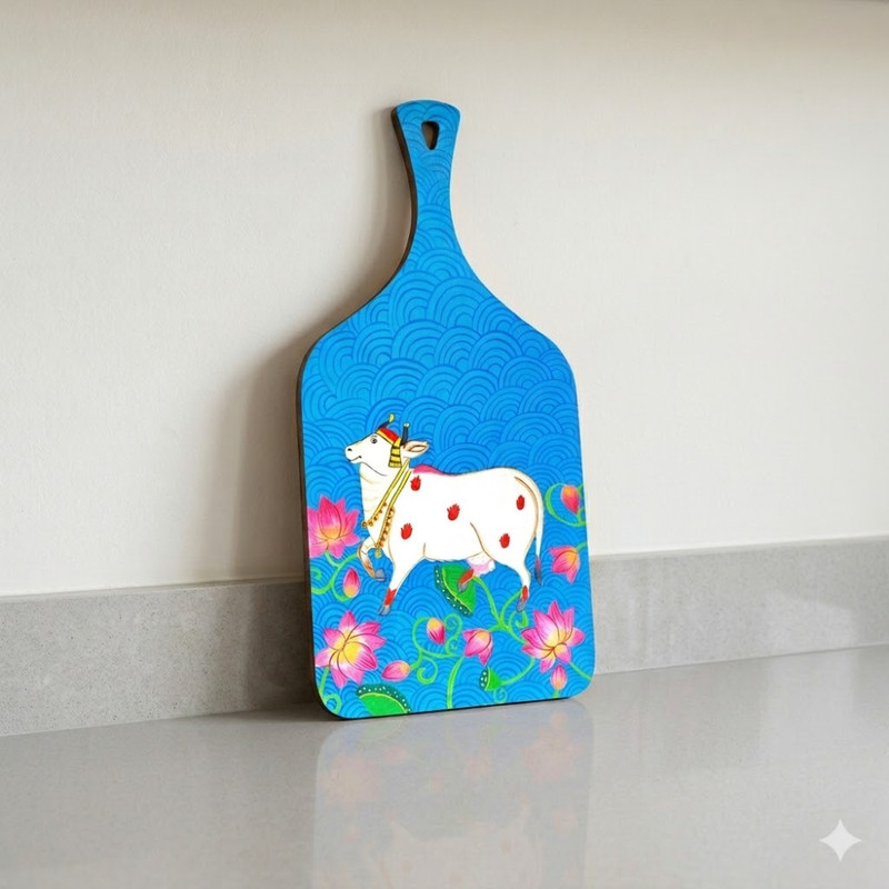 Pichwai Painting on Chopping Board DIY Kit 