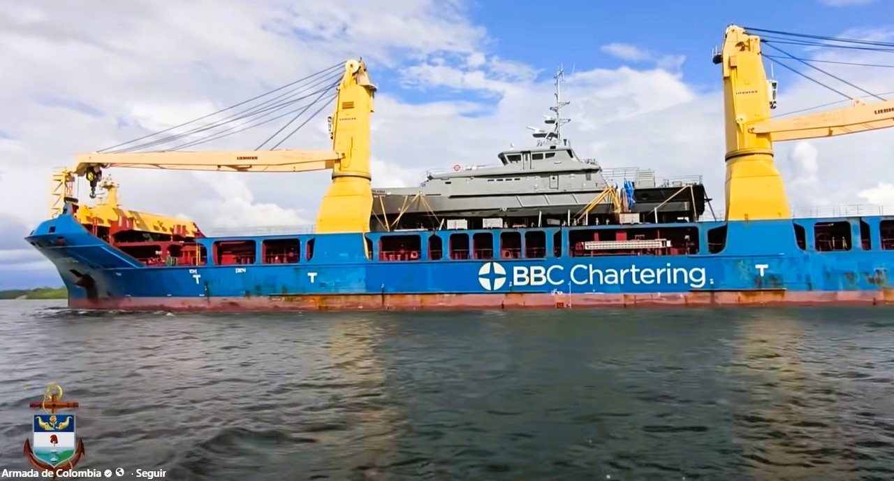 Colombia incorporará su nueva patrullera la ARC Isla Gorgona del tipo Damen Stan Patrol 4207