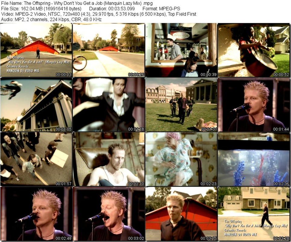 The Offspring - Why Don't You Get a Job (Manquin Lazy Mix) .mpg_tn