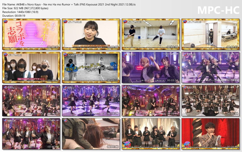 AKB48 x Noro Kayo - Ne mo Ha mo Rumor   Talk (FNS Kayousai 2021 2nd Night 2021.12.08).ts_thumbs