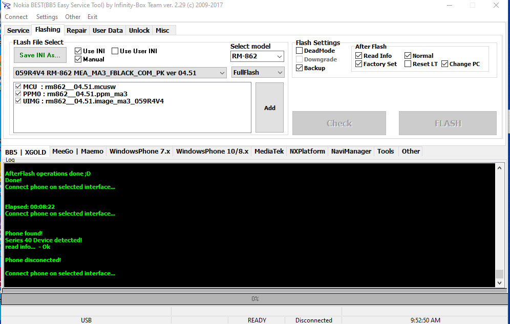 Nokia 205 RM862 Full Flash Done By Infinity BEST GSMForum
