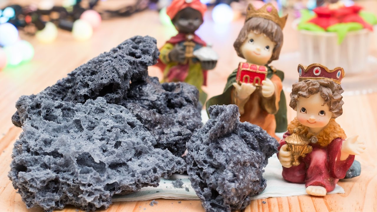 Reyes Magos: Crean carbón de dulce para niños que portaron mal