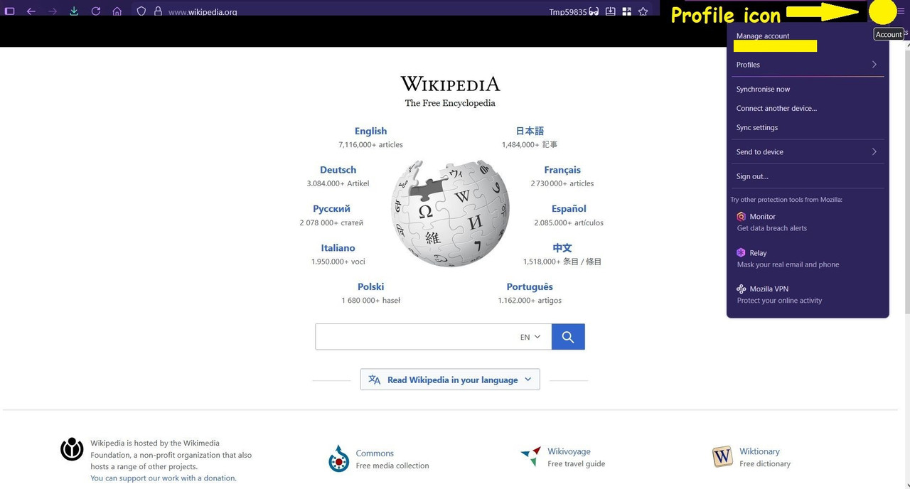 FIREFOX PROFILES Profile 1 New UI