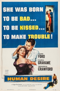 Poster: Human Desire (1954) 1080p BRRip H264