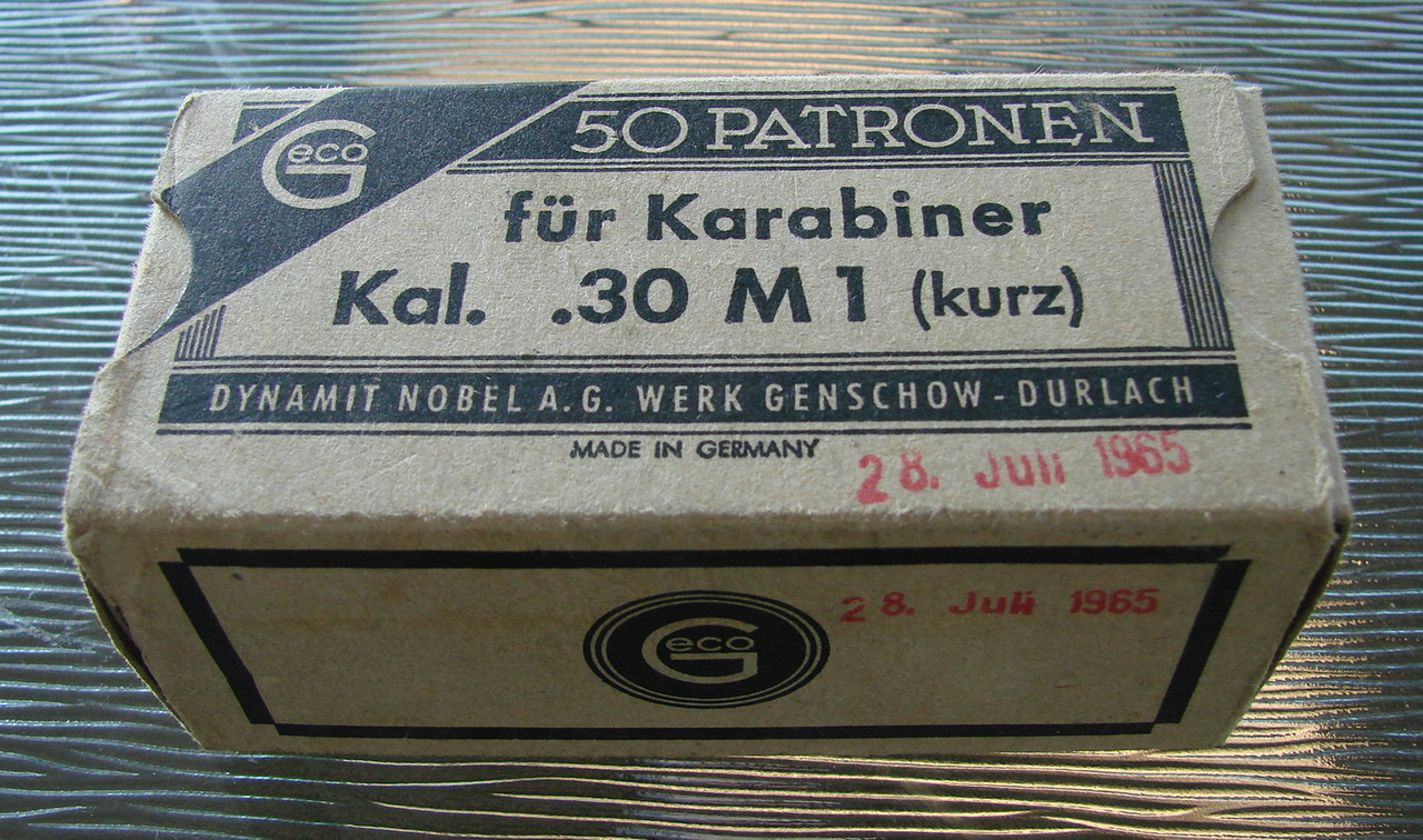 German M1 carbine cartridges