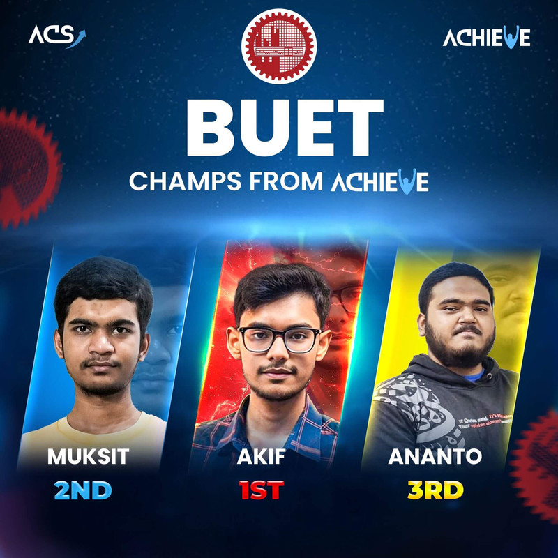 BUET 1st Place