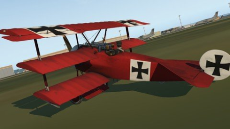 Can you handle The Red Barons Fokker triplane.