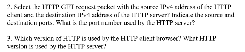 Solved Application Layer - HTTP Protocol Do and explain how | Chegg.com