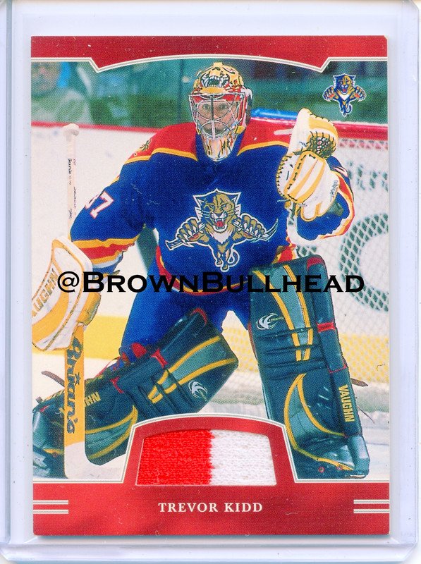2002-03 BAP First Edition Jerseys FE-130 [Trevor Kidd] [Florida Panthers] [~100] [swatch=red+white] 