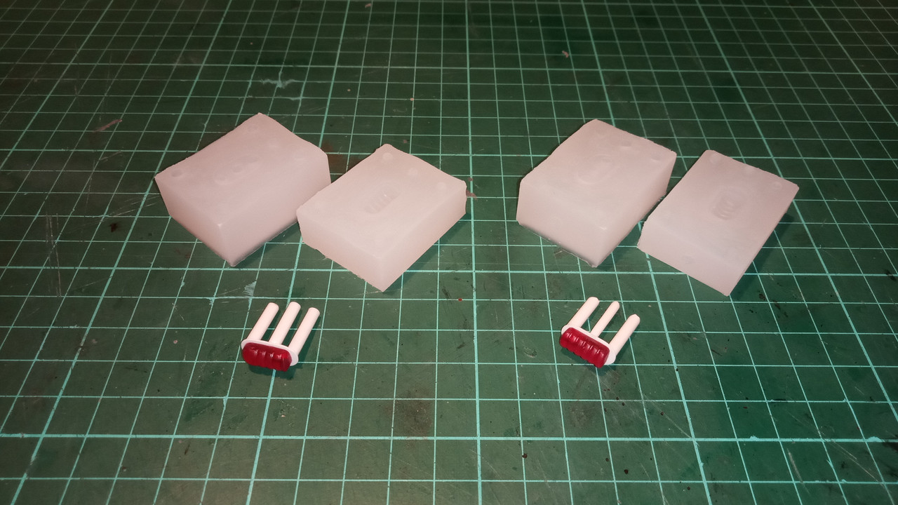 Button 5 finished molds