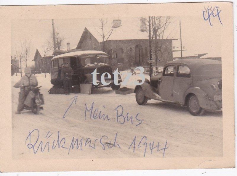 Russland Staraja Russa 30 Inf.Div Rückmarsch 44 