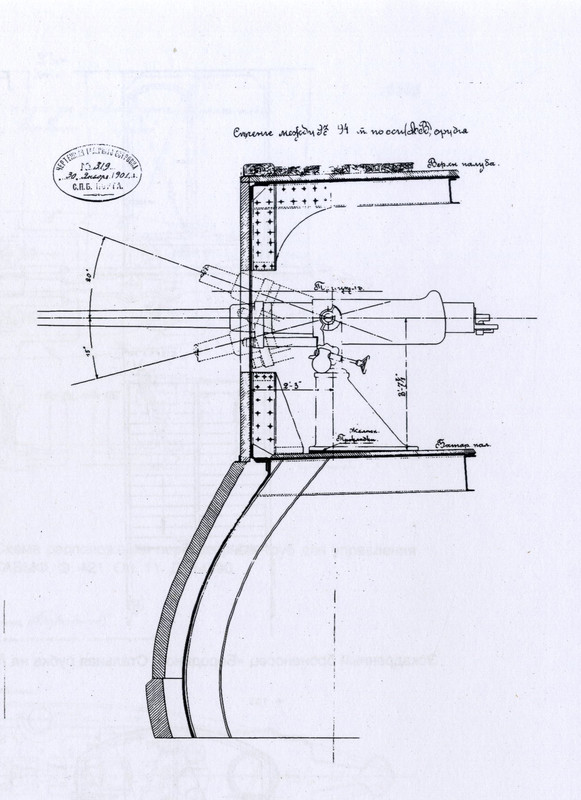0 Сечение по между шп. 93 и 94