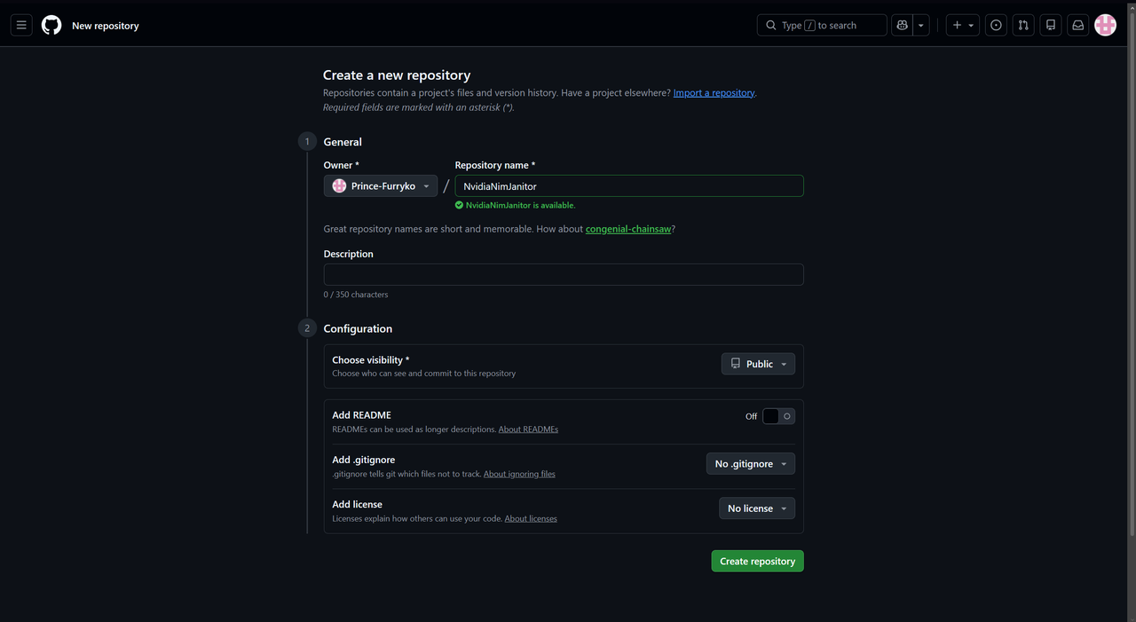 Repo Creation