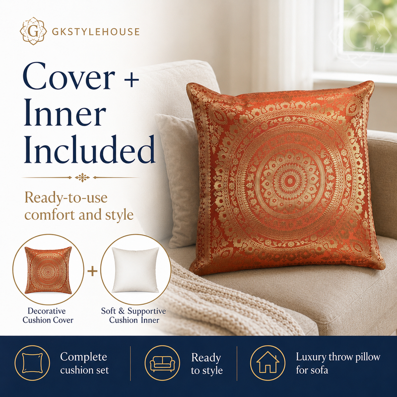 18x18 Cushion Cover With Inner