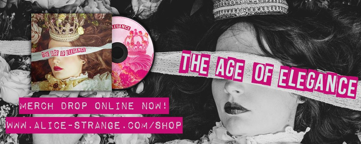 Age of Elegance Merch Drop out NOW!