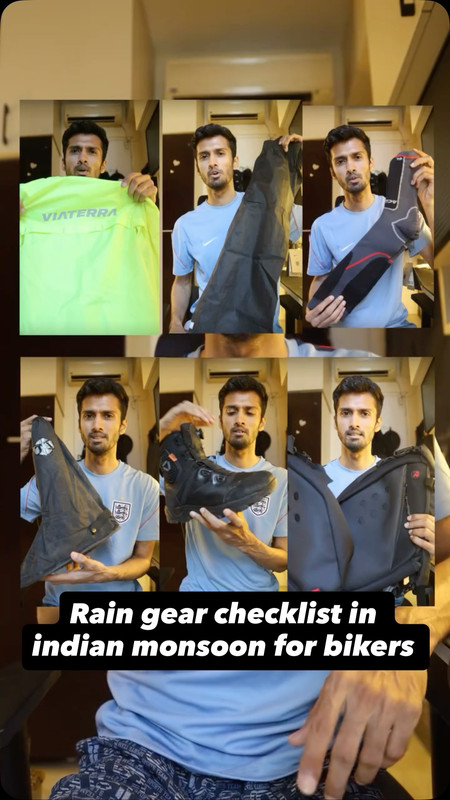 Raingear checklist In Indian Monsoon