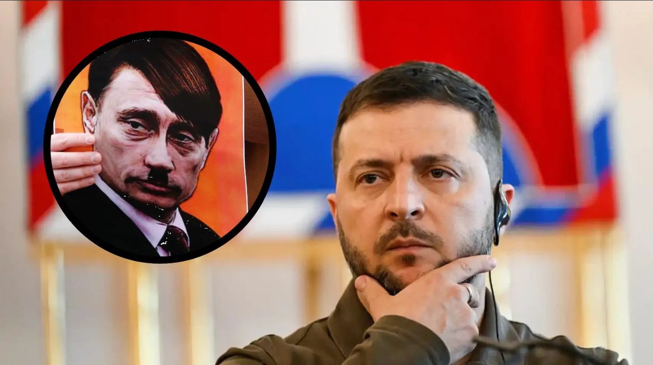 Zelensky dice que ve a Vladimir Putin como un 'segundo Hitler'