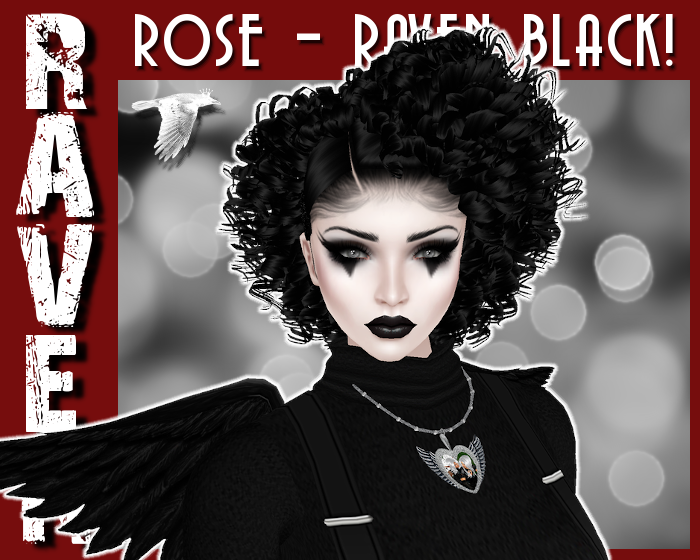 ROSE-raven-black