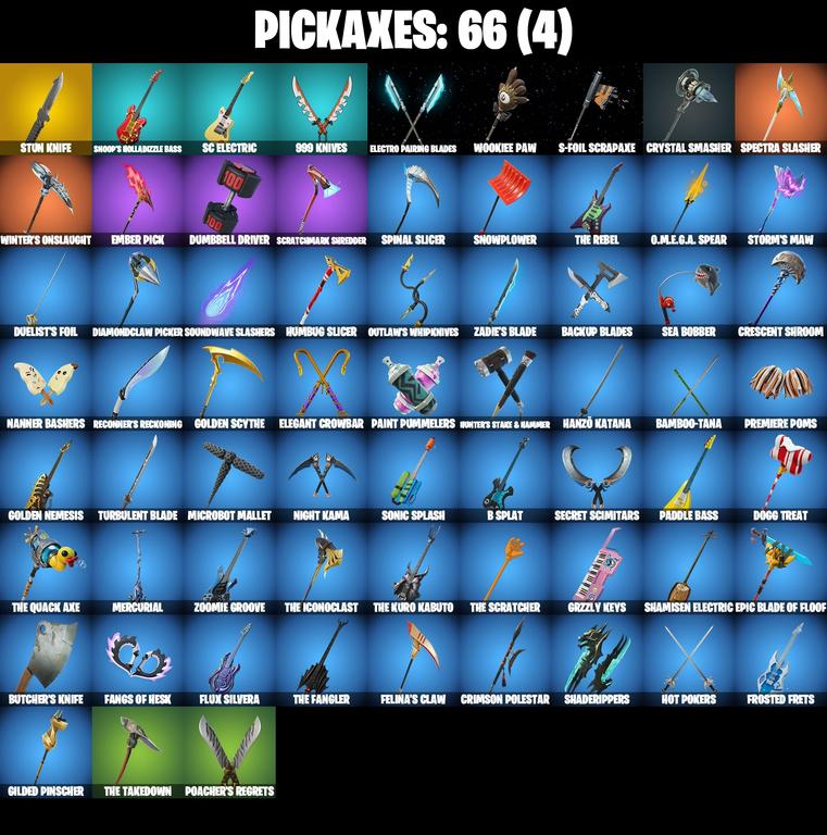 pickaxes comp