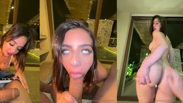 Iris Rodriguez Hot Latina GF Gets Her Mouth Creamy With CUM POV