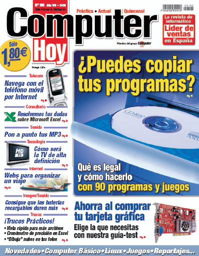 choy195 - Revistas Computer Hoy nº 190 al 215 [2006] [PDF] (vs)