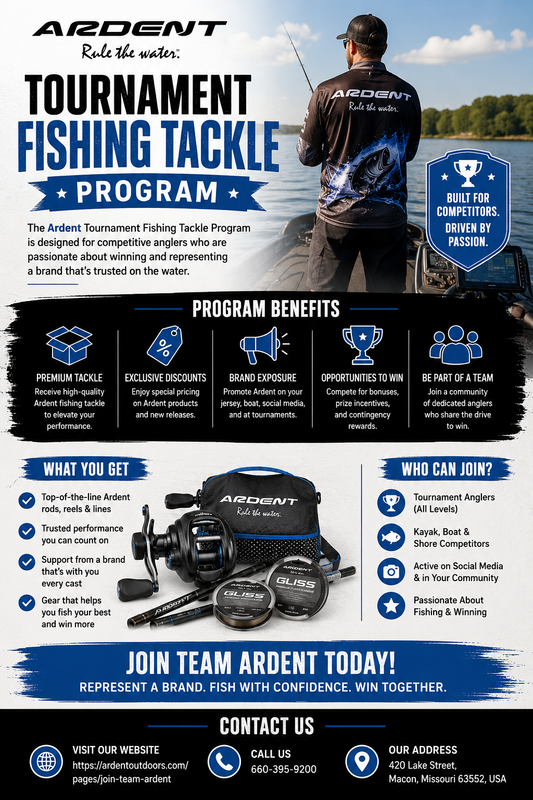 Ardent Tournament Fishing Tackle Program