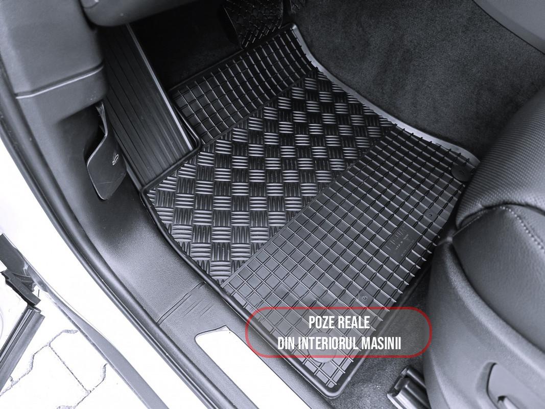 Set 4 covorase Volkswagen Touareg 2018-prezent, din cauciuc 100%, compatibile cu autoturismul Volkswagen Touareg
