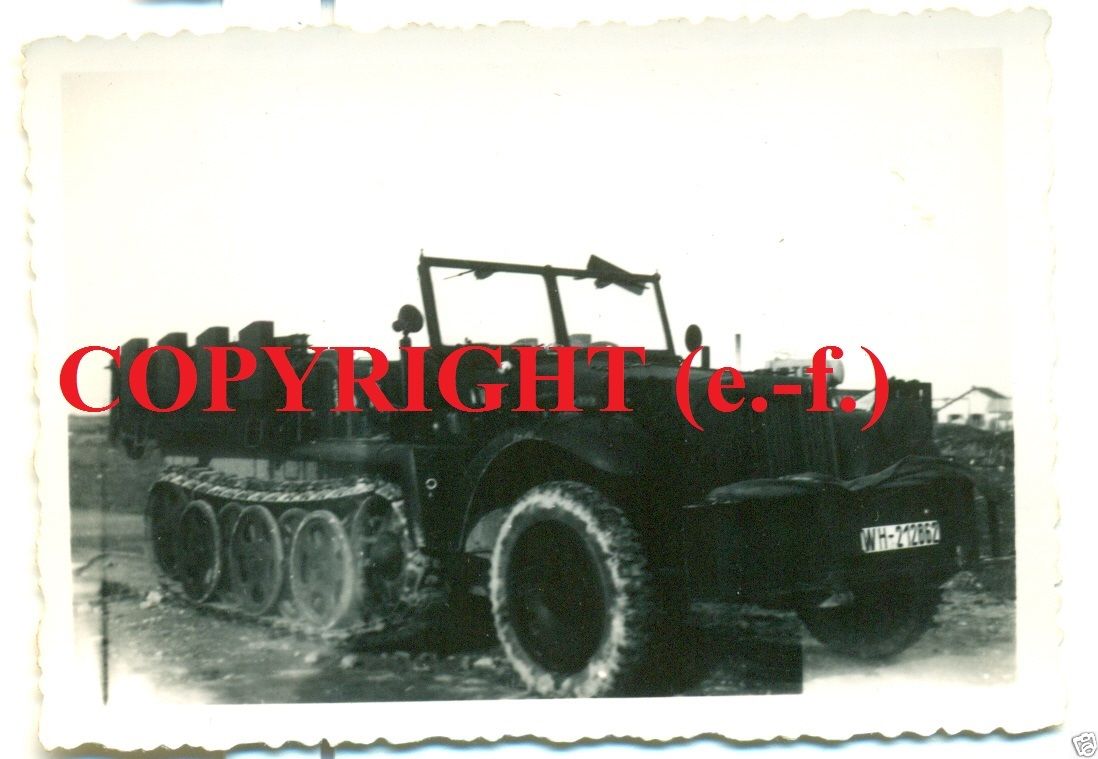 FOTO - KETTENFAHRZEUG - SdKfz - GESCHÜTZWAGEN -