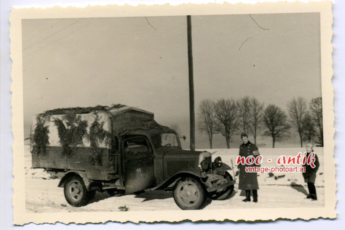 WK2 LKW Lastwagen Winter Tarnung camo Ärmelband 